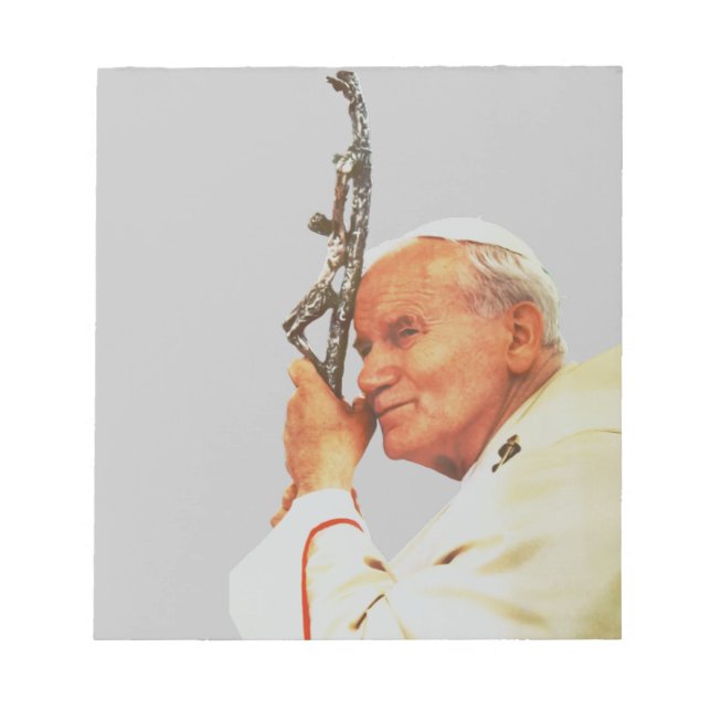 Bloco De Notas Santo Papa João Paulo II (Frente)