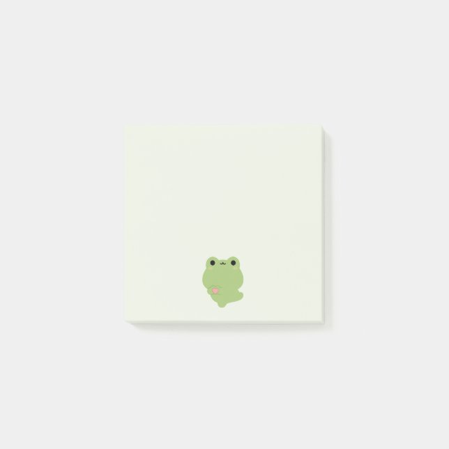 Bloco De Notas Sapo de Amor Bonito (Frente)