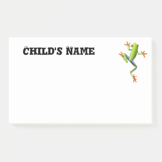 Bloco De Notas Sapo de Árvore Cuja (Frente)