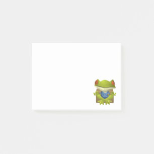 Bloco De Notas Sapo De Árvore Verde Meditante