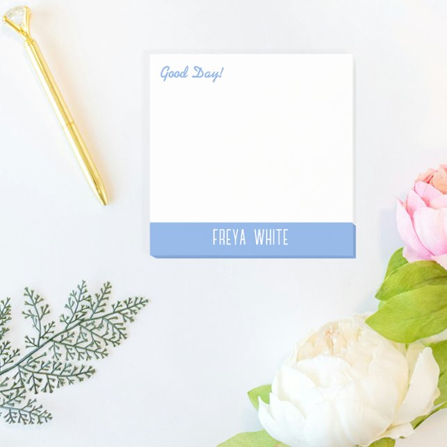 Bloco De Notas Saudação de Bom Dia (Criador carregado)