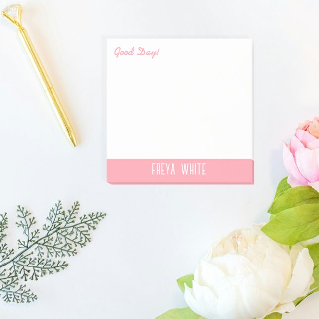 Bloco De Notas Saudação de Bom Dia (Criador carregado)