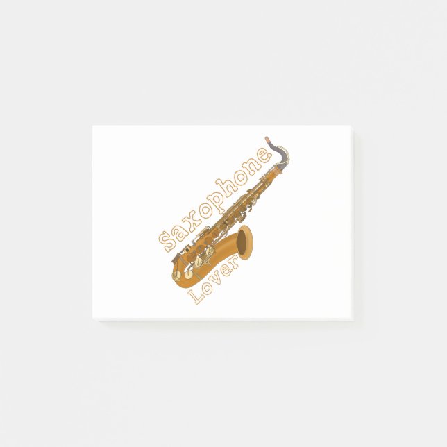 Bloco De Notas Saxophone Lover (Frente)