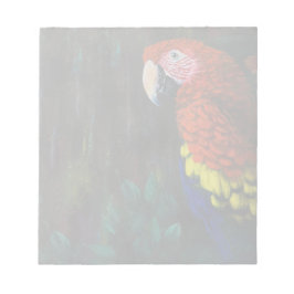Bloco De Notas Scarlet Macaw