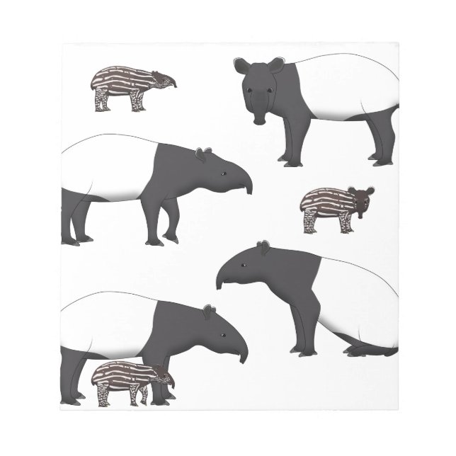 Bloco De Notas Schabrackentapir selecção (Frente)