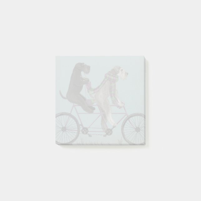 Bloco De Notas Schnauzer Tandem (Frente)