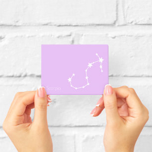 Bloco De Notas Scorpio Zodiac - Sinal de Estrela