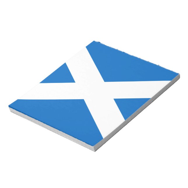 Bloco De Notas Scotland Flag Freedom (Invertido)