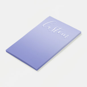 Bloco De Notas Script Cursivo Editável Violeta branca e roxa