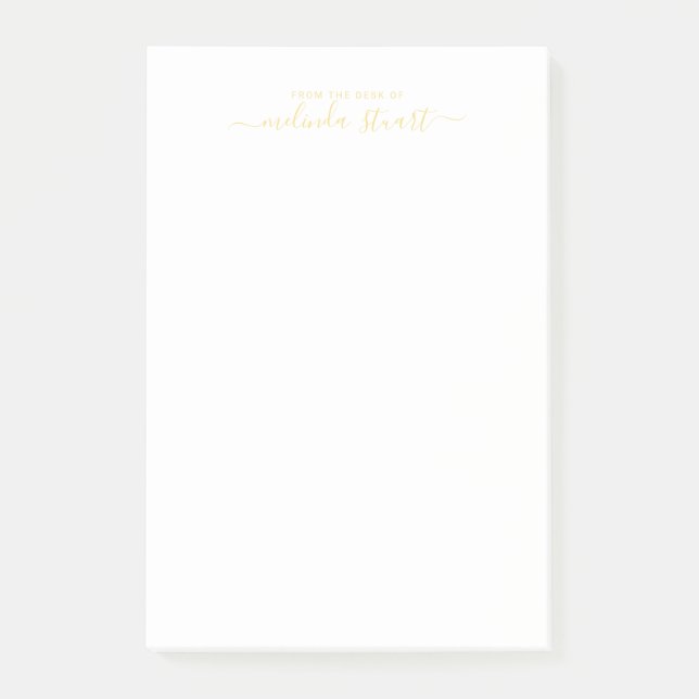 Bloco De Notas Script Moderno Profissional (Frente)