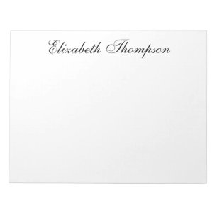 Bloco De Notas Script Monogramado