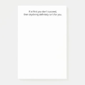 Bloco De Notas Se no começo você não tiver sucesso, então...