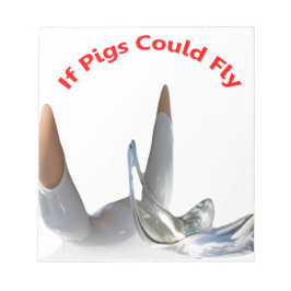 Bloco De Notas Se Os Suínos Puderem Voar