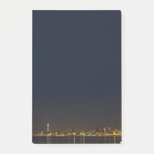 Bloco De Notas Seattle Skyline à Noite