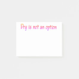 Bloco De Notas Secar Não É Um Texto De Opção