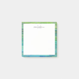 Bloco De Notas Sedona Cai Azul Verde 3" x 3"