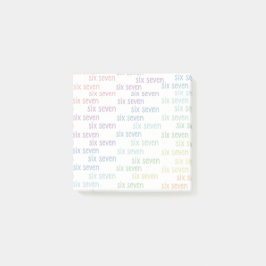 Bloco De Notas Seis Sete Multicolor