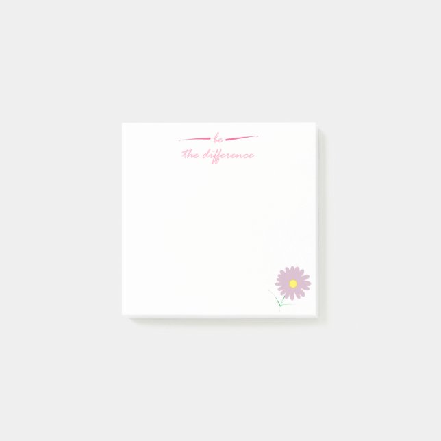 Bloco De Notas Seja a diferença (Frente)