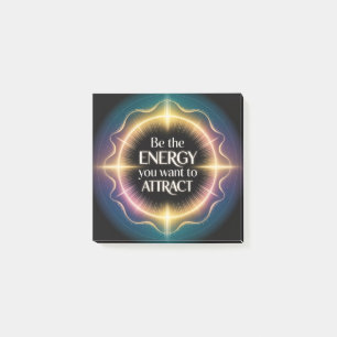 Bloco De Notas Seja A Energia Que Você Quer Atrair
