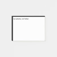 Seja autêntica, não seja uma motivação inspiracion
