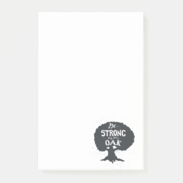 Bloco De Notas Seja forte como um carvalho