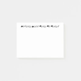 Bloco De Notas Seja gentil Postar as notas