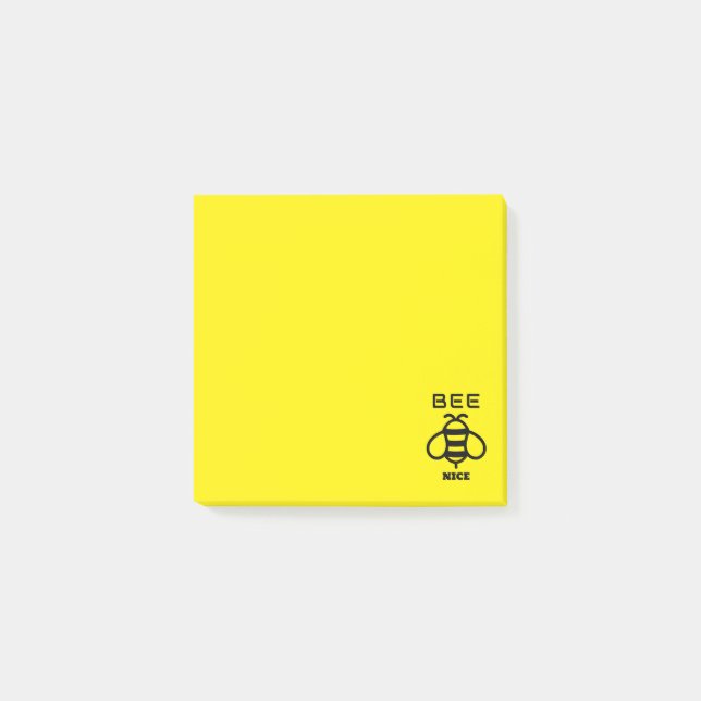 Bloco De Notas Seja Simpático com Design Minimalista (Frente)