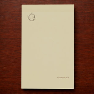 Bloco De Notas Selo de Cera Dark Academia – Biblioteca Vintage Mi