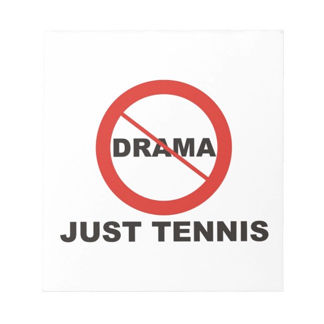 Bloco De Notas Sem Drama Só Tênis (Frente)