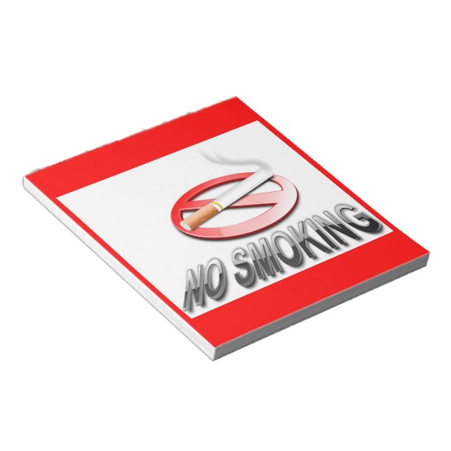 BLOCO DE NOTAS SEM FUMAR (Inclinado)
