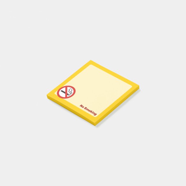 Bloco De Notas Sem Notas de Posto de Fumagem (Inclinado)