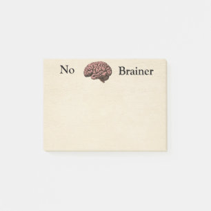 Bloco De Notas Sem Notas de Posto do Brainer