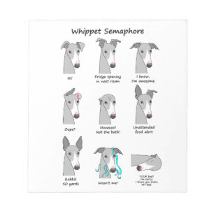 Bloco De Notas Semaphore de Whippet