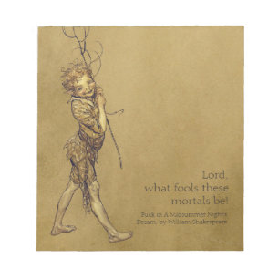 Bloco De Notas Senhor do disco de Arthur Rackham que tolos CC0721