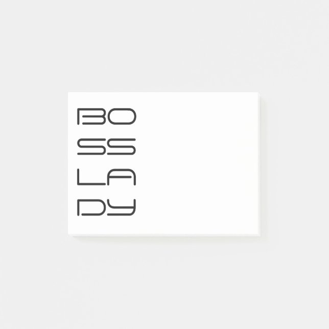 Bloco De Notas Senhora do chefe (Frente)