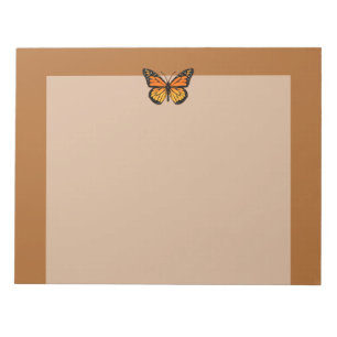 Bloco De Notas Sensação da borboleta de monarca