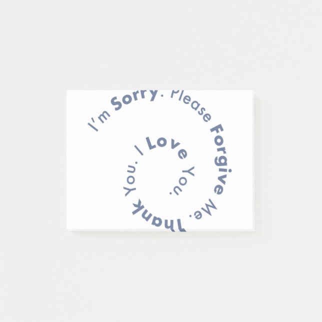 Bloco De Notas Sentenças De Reação De Ho’Oponopono Mantra (Frente)