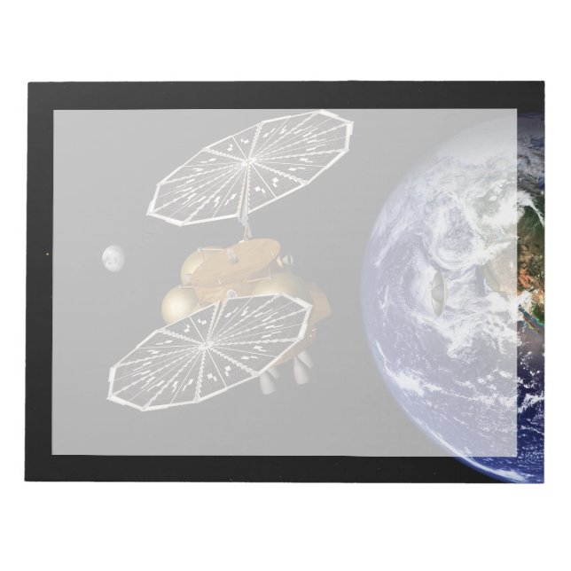 Bloco De Notas Separação Do Veículo De Entrada Numa Missão Marte. (Frente)