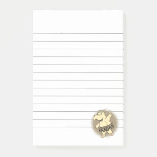 Bloco De Notas Sepia Ballerina Hippo Com Tutu Vinculado