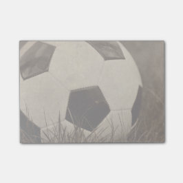 Bloco De Notas Sepia Tonelada bola de futebol