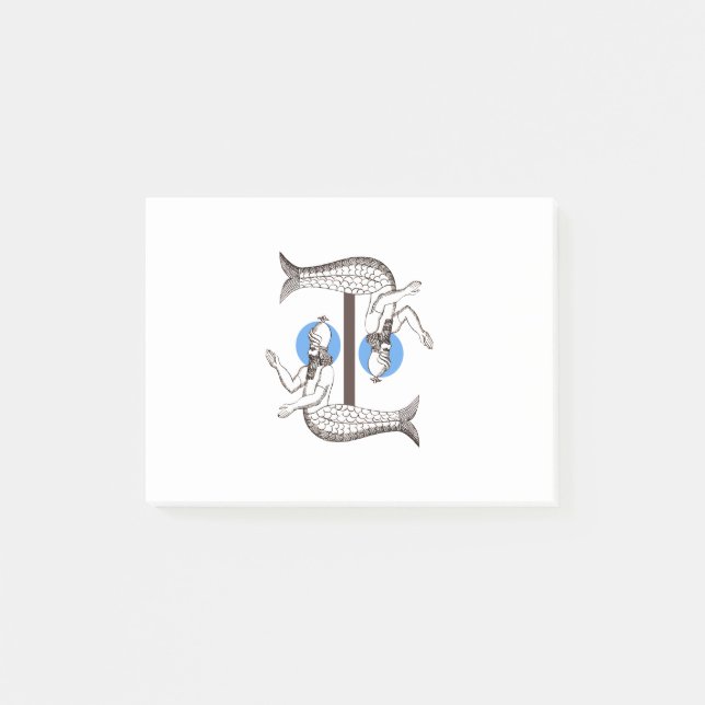 Bloco De Notas Sereia do Imperador Macho Triton (Frente)