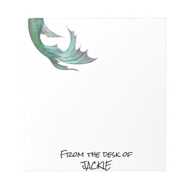 Bloco De Notas Sereia Lover da mesa de personalização (Frente)