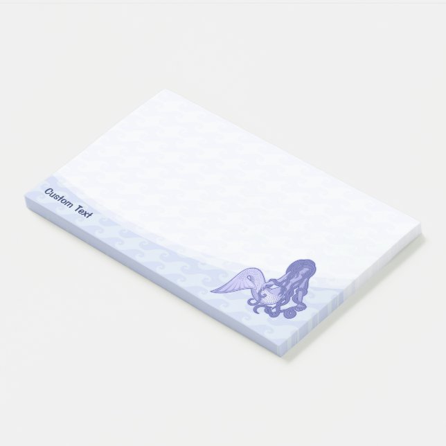 Bloco De Notas Sereia Sentada (Inclinado)