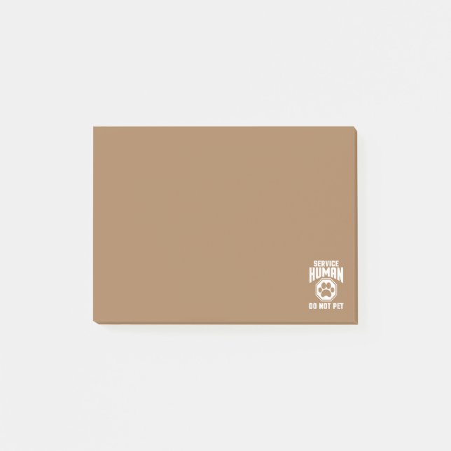 Bloco De Notas Service Human design Não Pet Engraçado Cote De Cot (Frente)