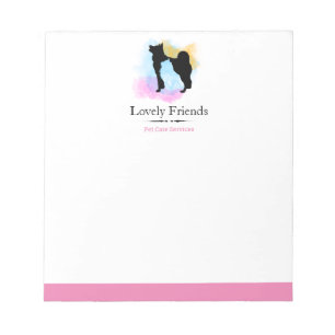 Bloco De Notas Serviços de Pet Care/ Sitting