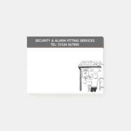 Bloco De Notas Serviços de Segurança e Alarme para Personalizar