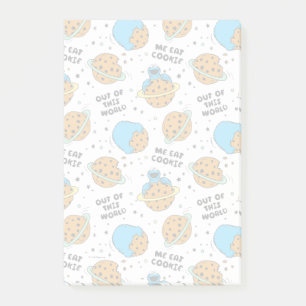 Bloco De Notas Sesame Street Monstro Come Biscoitos Fora deste