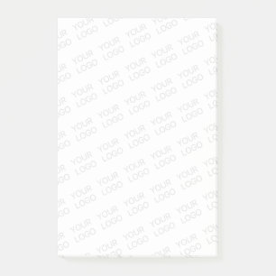 Bloco De Notas Seu logotipo aumenta e repete automaticamente