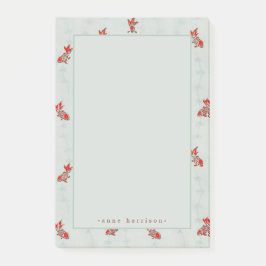 Bloco De Notas Seu Nome É Woodblock Goldfish Koi