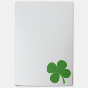 Bloco De Notas Shamrock irlandês